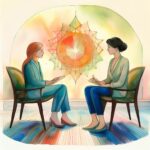 exploring the energy field within a therapy session